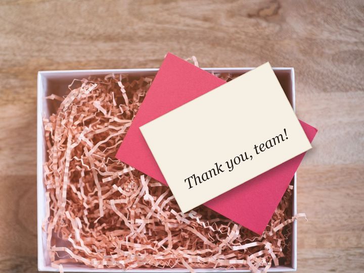 Example photo: Thank-You Box